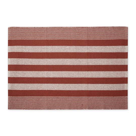 DII® Cabana Stripe Handwoven Recycled Yarn Rug